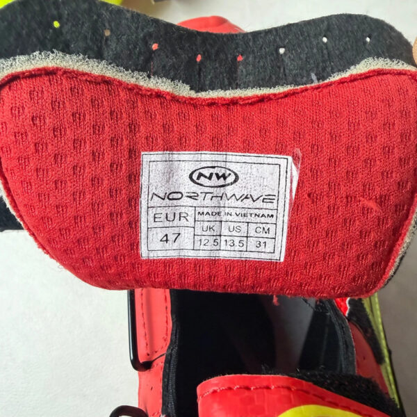 Chaussures de cyclisme NORTHWAVE unisexe rouge taille 47 — vue 10