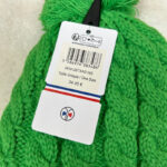 Bonnet à pompon Pipolaki Gstaad 082 unisexe vert taille TU — vue 5