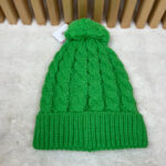 Bonnet à pompon Pipolaki Gstaad 082 unisexe vert taille TU — vue 6