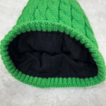 Bonnet à pompon Pipolaki Gstaad 082 unisexe vert taille TU — vue 7