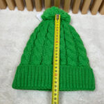 Bonnet à pompon Pipolaki Gstaad 082 unisexe vert taille TU — vue 10
