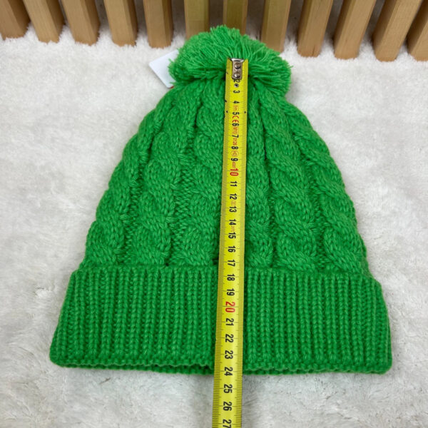 Bonnet à pompon Pipolaki Gstaad 082 unisexe vert taille TU — vue 10