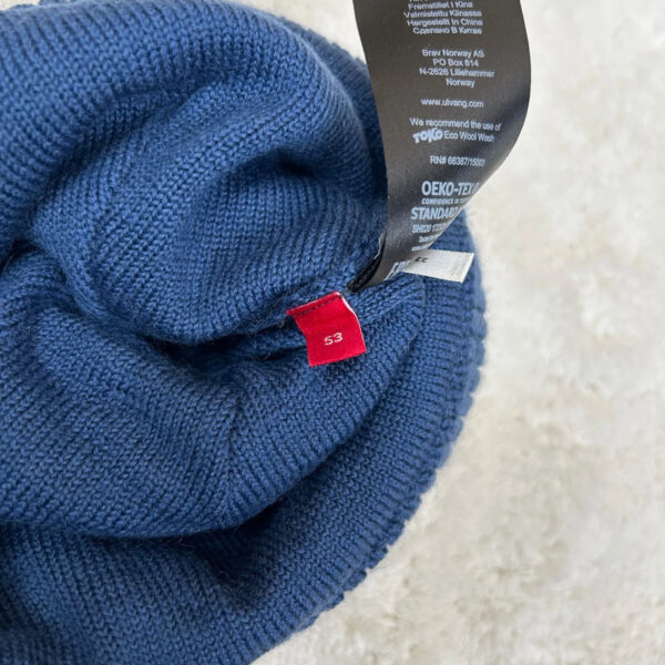 Bonnet en maille Ulvang Rav Jr bleu marine taille 53 cm — vue 7