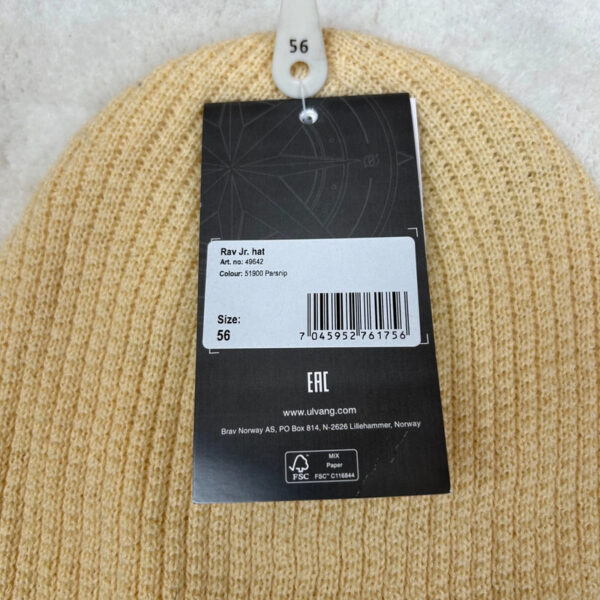 Bonnet enfant Ulvang Rav Jr Hat beige taille 56 — vue 6