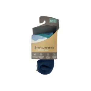 Chaussettes invisibles de sport Royal Robbins Treetech Active Performance unisexe bleu marine taille XL (EU 46-49)