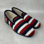 Chaussons d'intérieur La Vague unisexe bleu marine/rouge/blanc taille 39 — vue 3