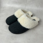 Chaussons mules unisexe noir taille 40 — vue 3