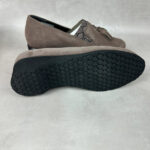 Mocassins à pampilles femme Camogli taupe taille 37 — vue 6