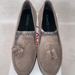 Mocassins à pampilles femme Camogli taupe taille 37 — vue 7
