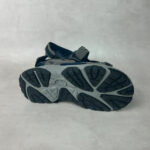 Sandales enfant gris/bleu marine taille 33 — vue 6