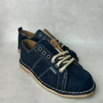 Chaussures à lacets enfant bleu marine taille 34 — vue 2