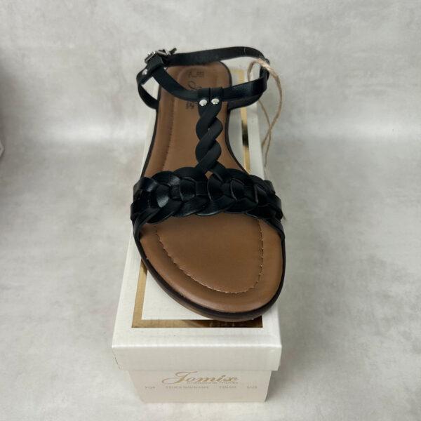 Sandales à brides femme noir taille 40 — vue 3