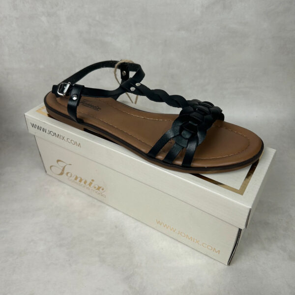 Sandales à brides femme noir taille 40 — vue 4
