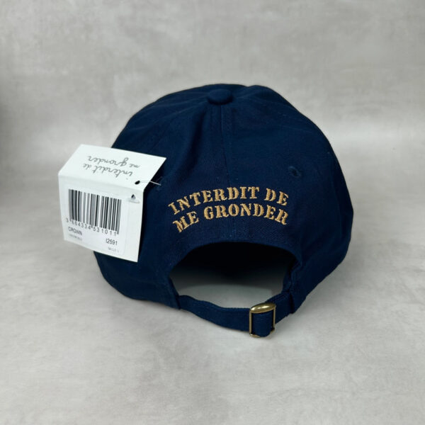 Casquette unisexe bleu marine taille Universel — vue 5