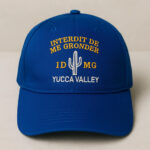 Casquette unisexe bleu roi taille Universel — vue 2
