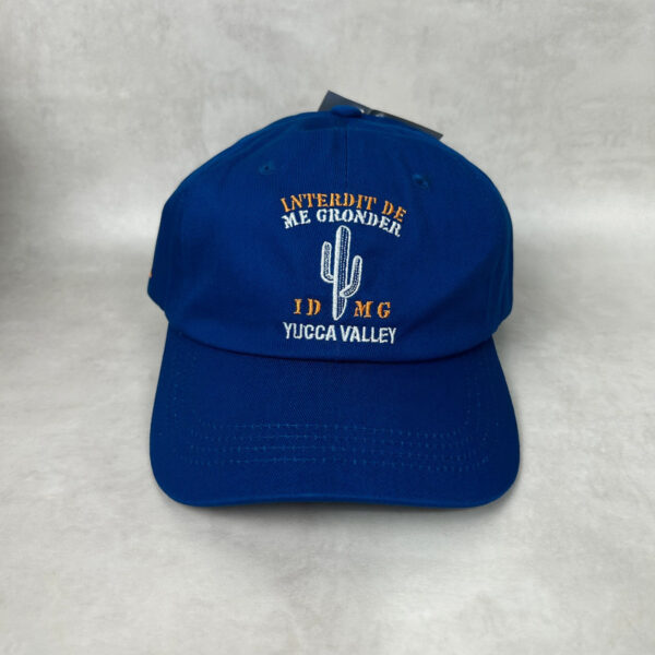 Casquette unisexe bleu roi taille Universel — vue 3